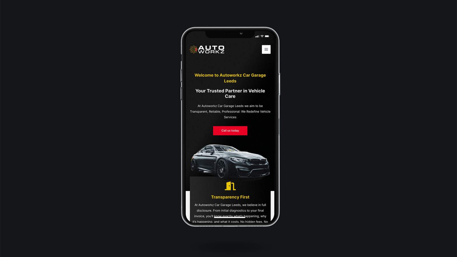 autoworkz website